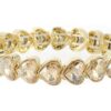 Hazel champagne elastische armband im dutch olbr20054