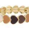 Lex mix browny hartjes armband im dutch olbr20104