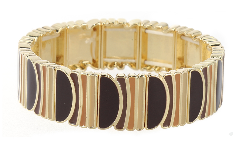 Mirna Browny elastische armband im dutch OLBR20103
