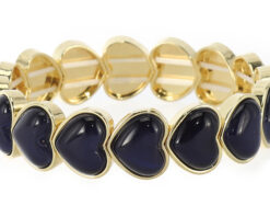 Olivia blue elastische armband I'm Dutch OLBR20083