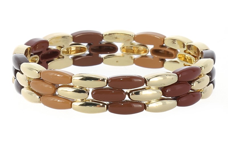 roxan mix browny im dutch elastische armband olbr20089